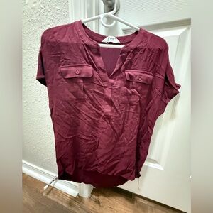 Market & Spruce Deep Red Outerwear